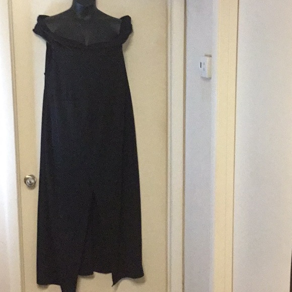 Simply Be Bardot Split Front Maxi Top - Picture 6 of 7